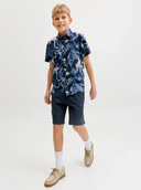 JPSTJAIDEN HYBRID BONDI JOG SHORT SN JNR - DARK NAVY