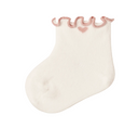 NBFFIDUCIA SOCK LIL - COCONUT MILK/MISTY ROSE