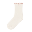 NMFFIDUCIA SOCK LIL - COCONUT MILK/MISTY ROSE
