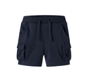 NMMOLI SWEAT SHORTS UNB - DARK SAPPHIRE