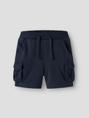 NMMOLI SWEAT SHORTS UNB - DARK SAPPHIRE