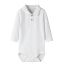 NBMFLIP LS POLO BODY - BRIGHT WHITE