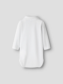 NBMFLIP LS POLO BODY - BRIGHT WHITE