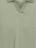 OSJKIAN LIFE RLX SS STRP POLO JRS - SEAGRASS