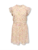 KOGASTA LIFE S/S DRESS WHITE/SUMMER FLO