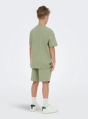 OSJKIAN LIFE REG STRP SHORT JRS - SEAGRASS