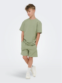 OSJKIAN LIFE REG STRP SHORT JRS - SEAGRASS