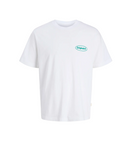 JORRIVIERA VINTAGE POSTER BACK TEE JNR - BRIGHT WHITE