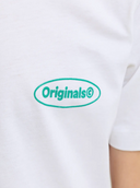 JORRIVIERA VINTAGE POSTER BACK TEE JNR - BRIGHT WHITE