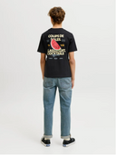JORRIVIERA VINTAGE POSTER BACK TEE JNR - BLACK
