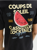 JORRIVIERA VINTAGE POSTER BACK TEE JNR - BLACK