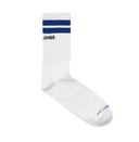 JACDANNY TENNIS SOCKS 5 PACK JNR - WHITE/BLACK LOGO BELLWETHER BLUE