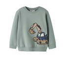 NMMKARK NREG SWEAT PANT - GREEN MILIEU
