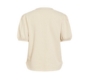 VIHARISA CREW NECK 2/4 SWEAT TOP - BIRCH
