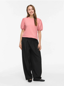 VIHARISA CREW NECK 2/4 SWEAT TOP - MAUVEGLOW