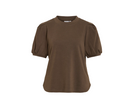 VIHARISA CREW NECK 2/4 SWEAT TOP - SLATE BLACK