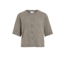 VILIGA 2/4  O-NECK KNIT CARDIGAN - FALCON MELANGE