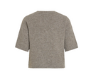 VILIGA 2/4  O-NECK KNIT CARDIGAN - FALCON MELANGE