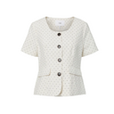 YASDOTLY SS BLAZER STAR WHITE