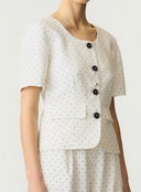YASDOTLY SS BLAZER STAR WHITE