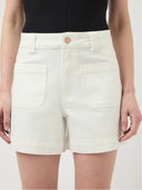 YASNEMA HMW DENIM SHORTS - STAR WHITE