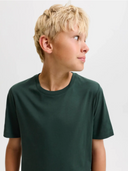 JACK & JONES - JJEORGANIC BASIC TEE SS O-NECK JNR - SCARAB