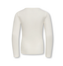 KOGLUCKY L/S O NECK TOP JS - CLOUD DANCER