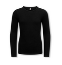 KOGLUCKY L/S O NECK TOP JS - SORT