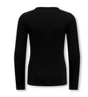 KOGLUCKY L/S O NECK TOP JS - SORT