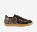 VICTORIA BERLIN CICLISTA GLITTER/SUEDE & FAUX SHEARLING - MARRON