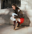 VICTORIA BERLIN CICLISTA GLITTER/SUEDE & FAUX SHEARLING - MARRON