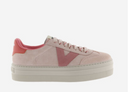 VICTORIA - BARCELONA PLATFORM LACE TRAINER - MELOCOTON