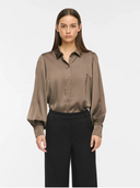 VIENNA RAVENNA L/S BALLON SHIRT - FALCON