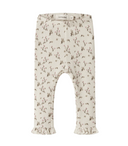 NBFLAGO MER SLIM LEGGINGS - TURTLEDOVE ROSE FLOWER