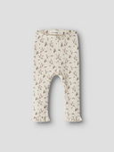 NBFLAGO MER SLIM LEGGINGS - TURTLEDOVE ROSE FLOWER