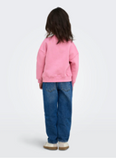 KMGSWEAT L/S CREW EMB LOOSE SWT - CASHMERE ROSE