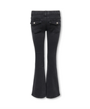 KOGPHOEBE LW BACK POC FLARED DNM PIM - WASHED BLACK