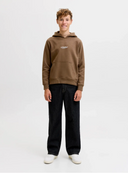 JJESOHO SWEAT HOOD NOOS JNR - COCOA