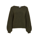 VIMARLEY L/S KNIT PULLOVER - FOREST NIGHT