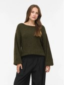 VIMARLEY L/S KNIT PULLOVER - FOREST NIGHT