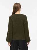 VIMARLEY L/S KNIT PULLOVER - FOREST NIGHT