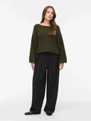 VIMARLEY L/S KNIT PULLOVER - FOREST NIGHT