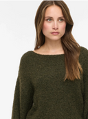 VIMARLEY L/S KNIT PULLOVER - FOREST NIGHT