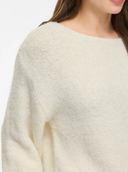 VIMARLEY L/S KNIT PULLOVER - EGRET MELANGE