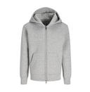 JCOLEGACY SWEAT SCUBA ZIP HOOD NOOS JNR - LIGHT GREY MELANGE