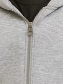 JCOLEGACY SWEAT SCUBA ZIP HOOD NOOS JNR - LIGHT GREY MELANGE