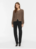 VIPIGGA O-NECK L/S KNIT JACKET - FALCON
