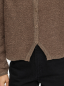 VIPIGGA O-NECK L/S KNIT JACKET - FALCON