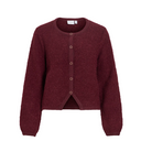 VIPIGGA O-NECK L/S KNIT JACKET - PORT ROYALE