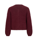 VIPIGGA O-NECK L/S KNIT JACKET - PORT ROYALE